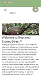 Mobile Screenshot of engravedstonesdirect.com